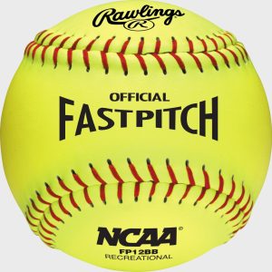 Rawlings 12-Inch NCAA Recreational Fastpitch Softball 6 Pack or Dozen