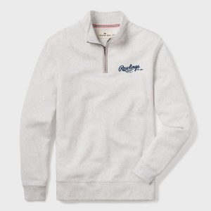 Rawlings x The Normal Brand Puremeso Weekend Quarter Zip Off White