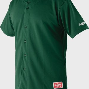 Short Sleeve Full Button Front Jersey Adult & Youth
