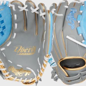 Liberty Advanced Color Series 12 in Fastpitch Glove Gray/Columbia Blue