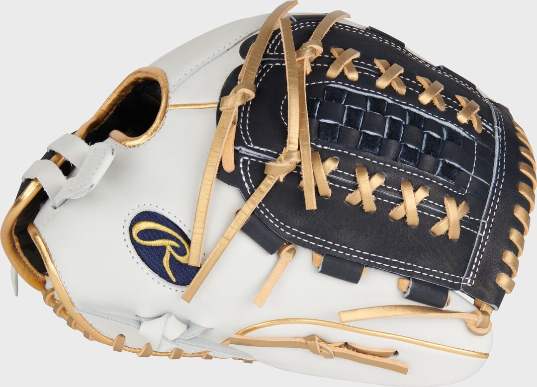 Liberty Advanced Color Series 12.5 in Fastpitch Glove White/Navy - Image 2