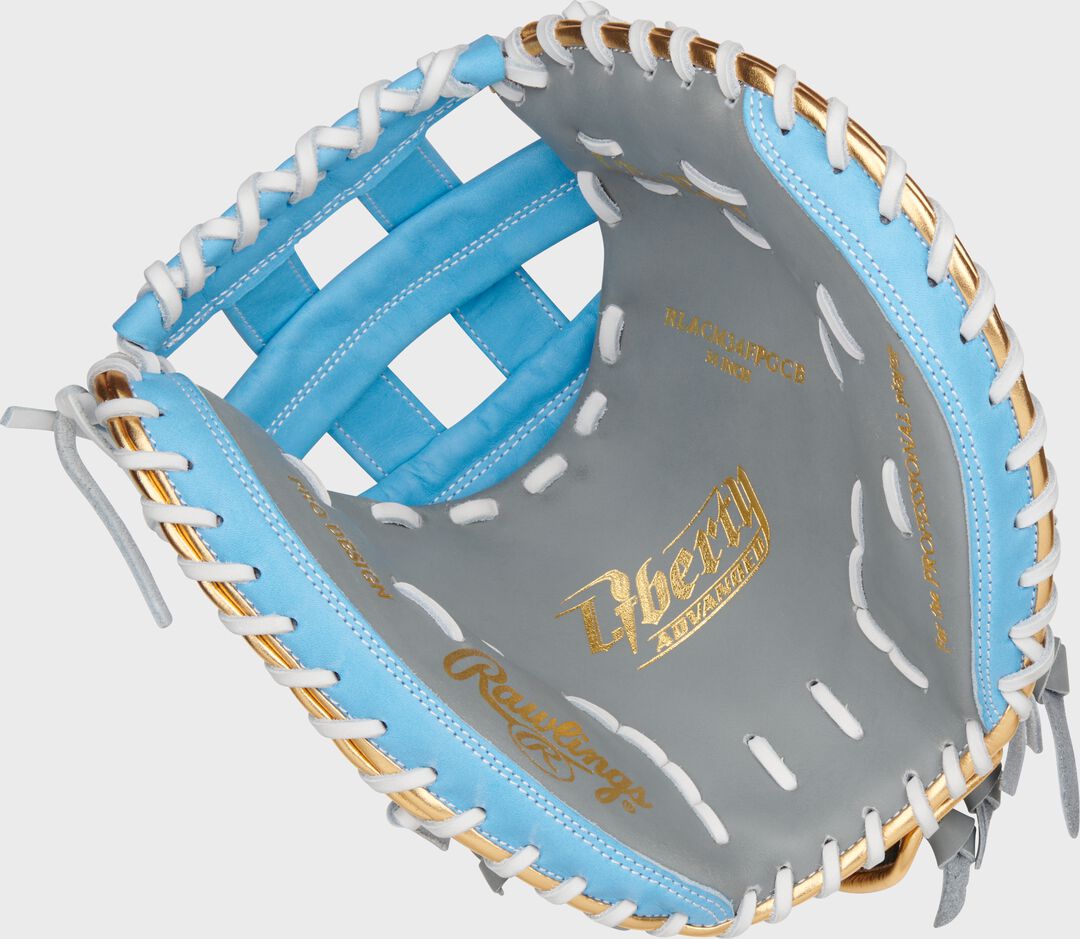 Liberty Advanced Color Series 34 in Catcher's Mitt Gray/Columbia Blue - Image 4