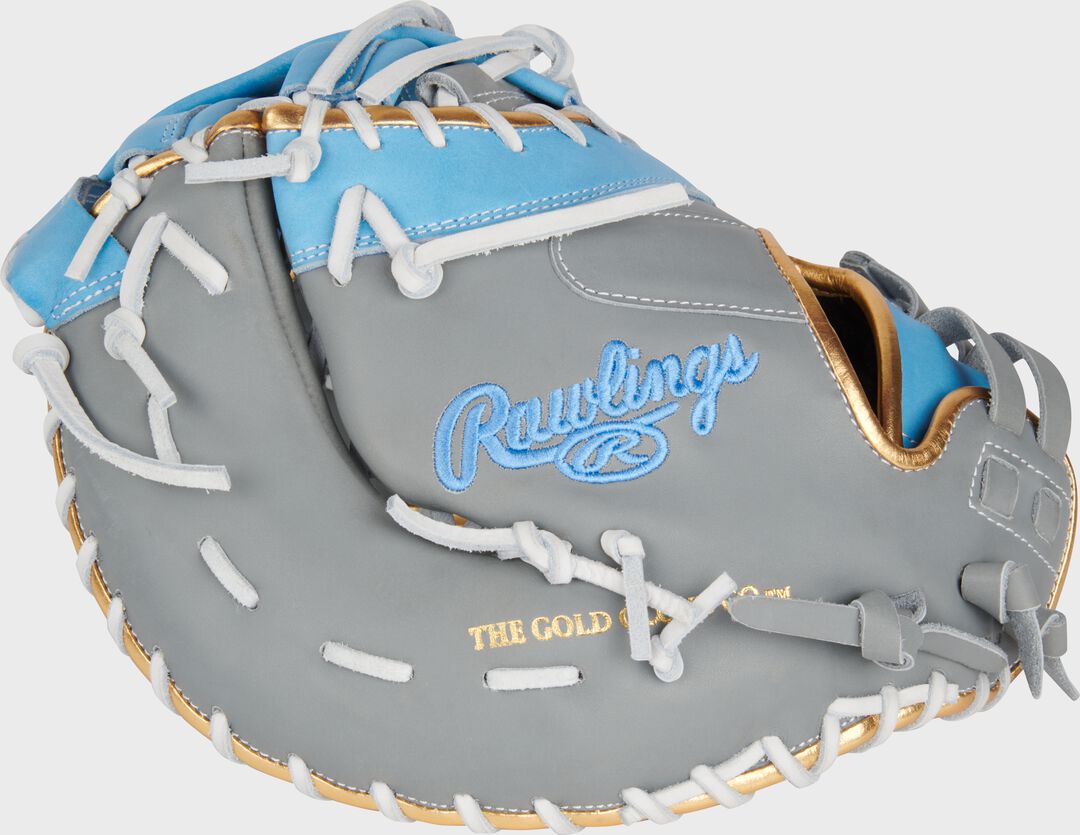 Liberty Advanced Color Series 13 in 1st Base Mitt Gray/Columbia Blue - Image 5