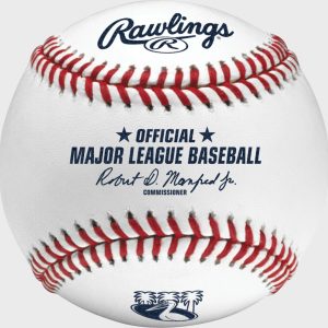 2024 Tampa Bay Rays City Connect Baseball 1 Ball in Display Cube