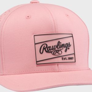 Rawlings Peach Performance Curved Bill Snapback Hat